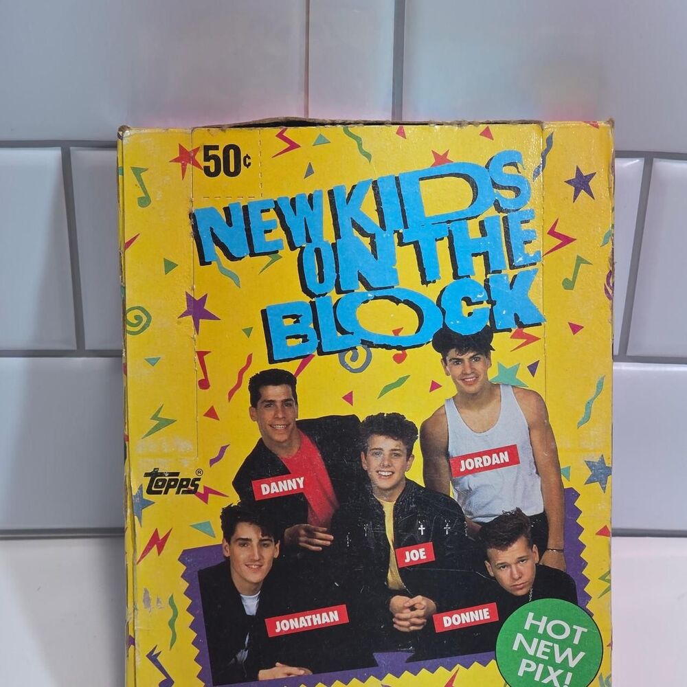1989 Topps New Kids On The Block Trading Cards Box- Full/Unopened 36 Packs– NEW